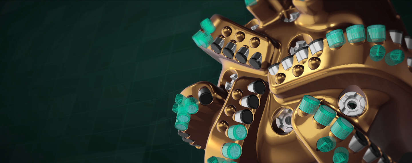 PDC drill bit render