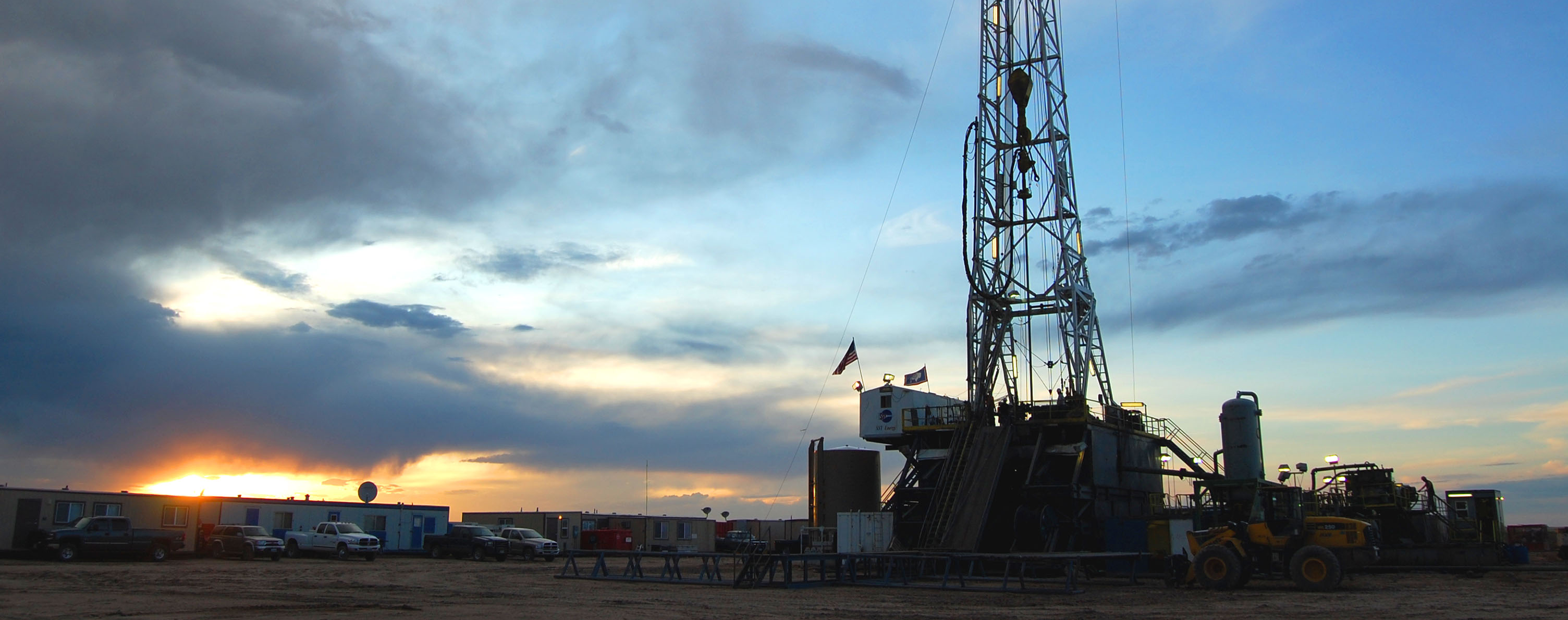 Photo of a north america land rig