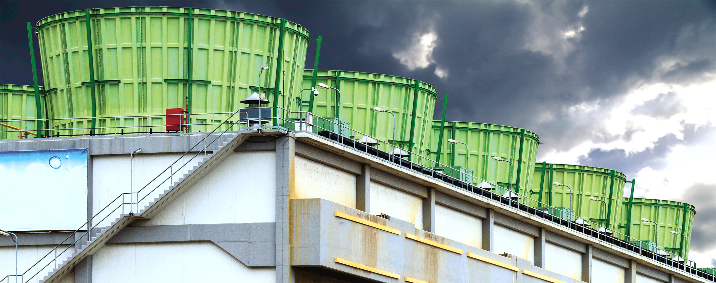 Photo of a water treatment facility.