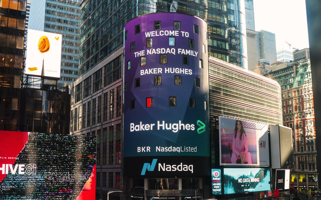 Baker Hughes on Nasdaq