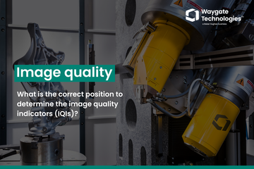 What is the correct position to determine the image quality indicators (IQIs)?