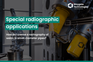 How do I create a radiography of welds in small diameter pipes?