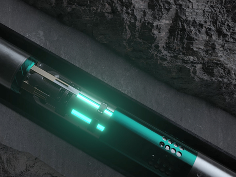 Computer rendering of the SureCONNECT FE downhole fiber-optic/electric wet-mate system.