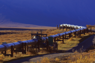 Photo of a midstream pipeline.