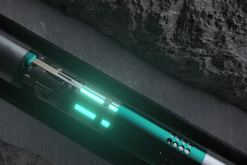 Computer rendering of the SureCONNECT FE downhole fiber-optic/electric wet-mate system.