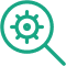 Searching Settings Logo Green